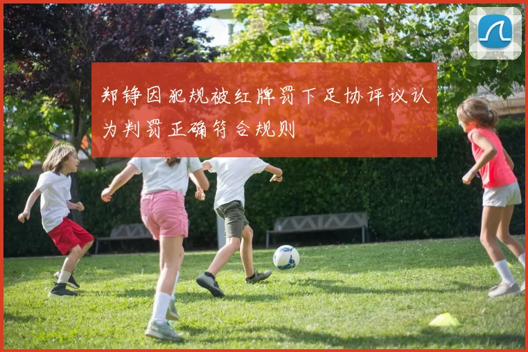 郑铮因犯规被红牌罚下足协评议认为判罚正确符合规则